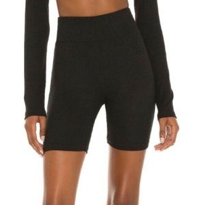 Rag and Bone Ribbed Knit Bike Shorts